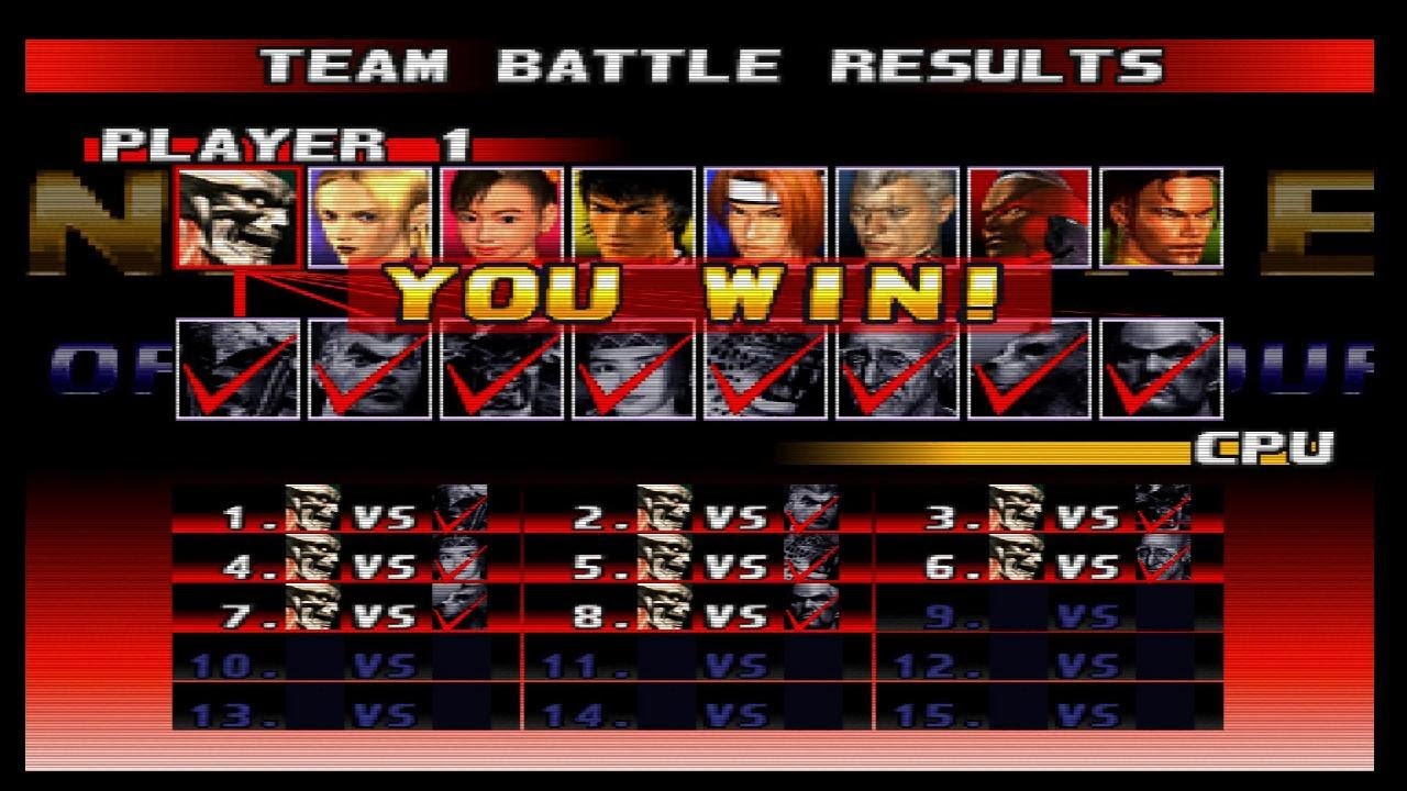 Team Battle Mode Part 47 - Tekken 3 PS 5 Gameplay