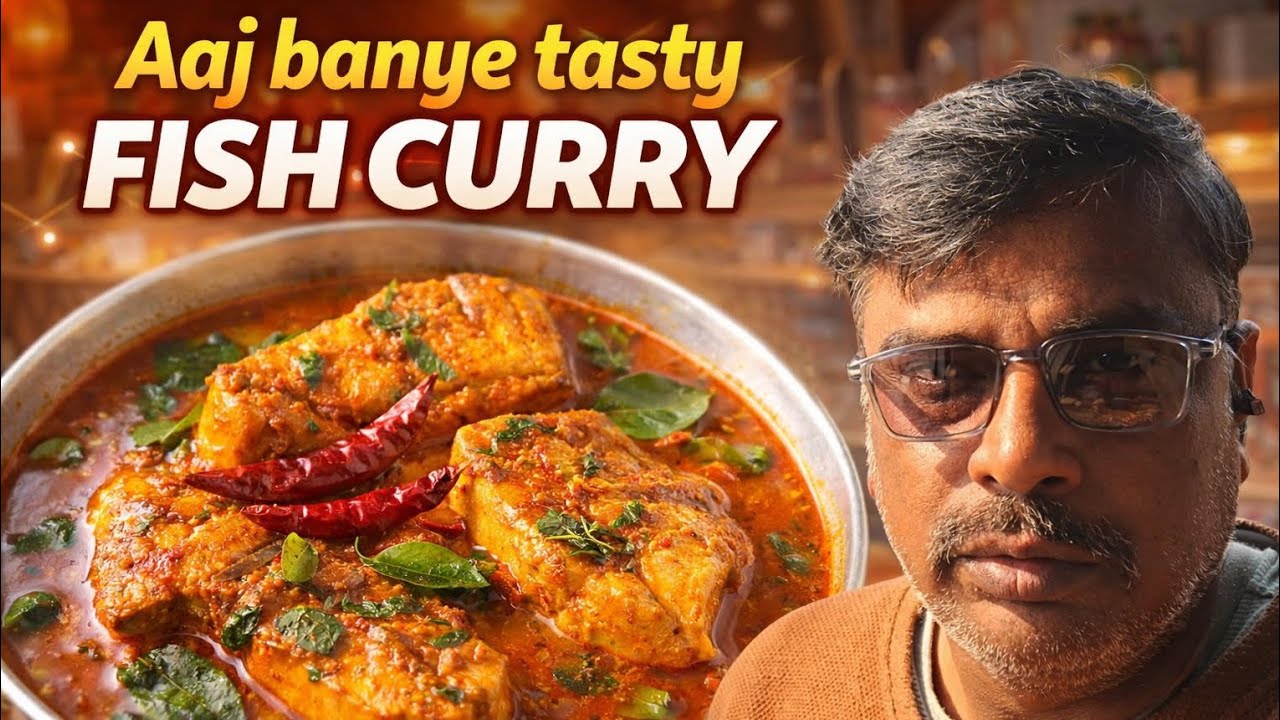 Aaj tasty fish curry banaye 😋 🐠