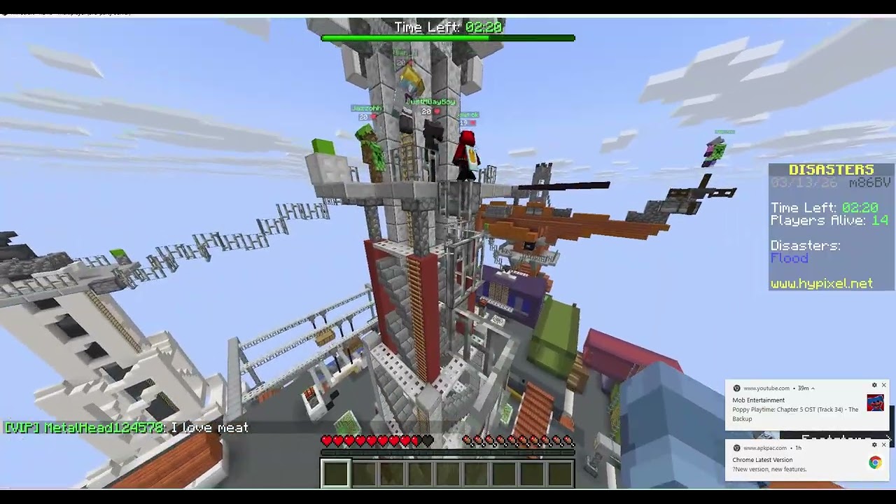 Hypixel Disasters Gameplay