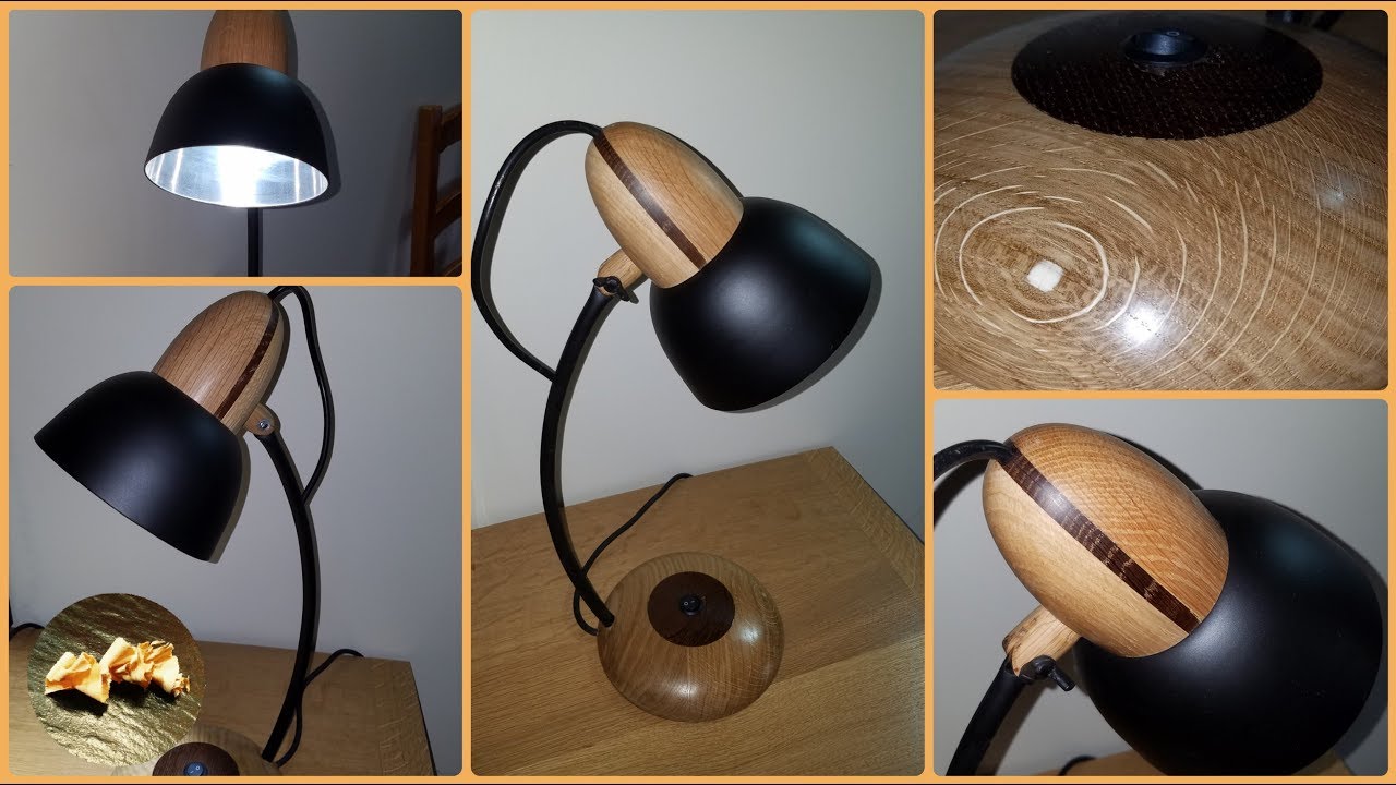 Lampe de chevet bureau DIY