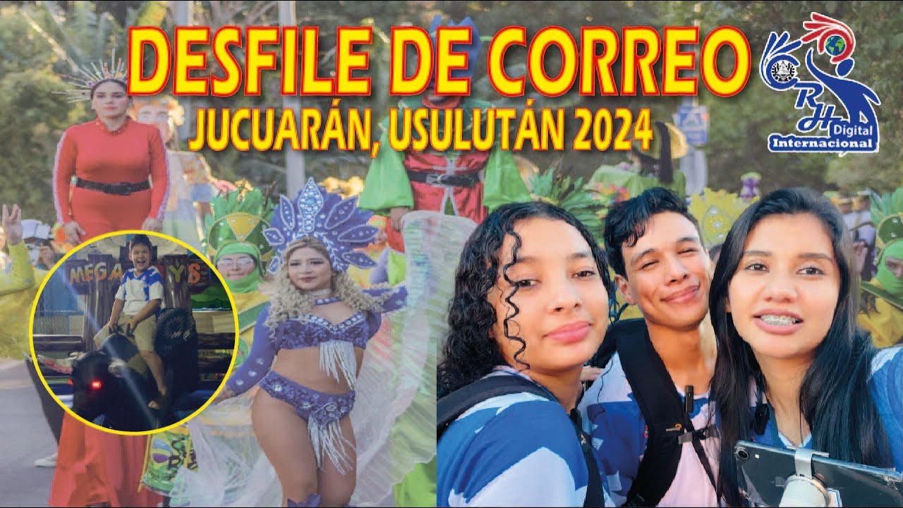 Desfile de Correo en Jucuarán, Usulután 2024  #elsalvador