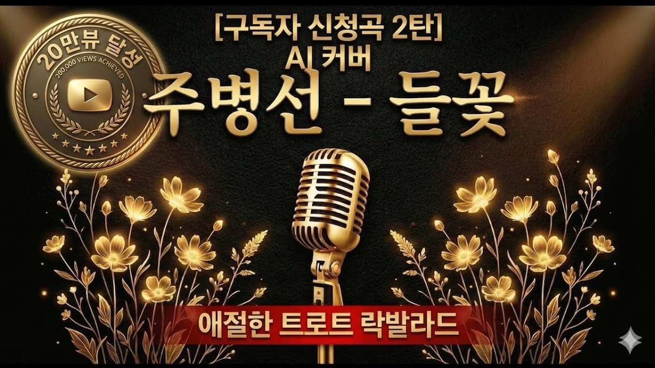 [구독자 신청곡] 주병선 - 들꽃 | 가슴을 울리는 트로트 락발라드 (알고보니 혼비백산)#주병선 #들꽃 #트로트락 #커버곡 #알고보니혼비백산