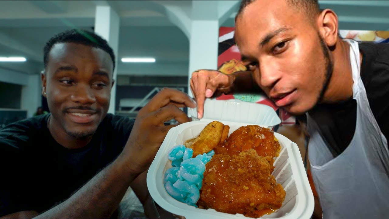 Ramiesh Desouza Kitchen Fried Chicken & Blue Rice | Jamaican Street Food