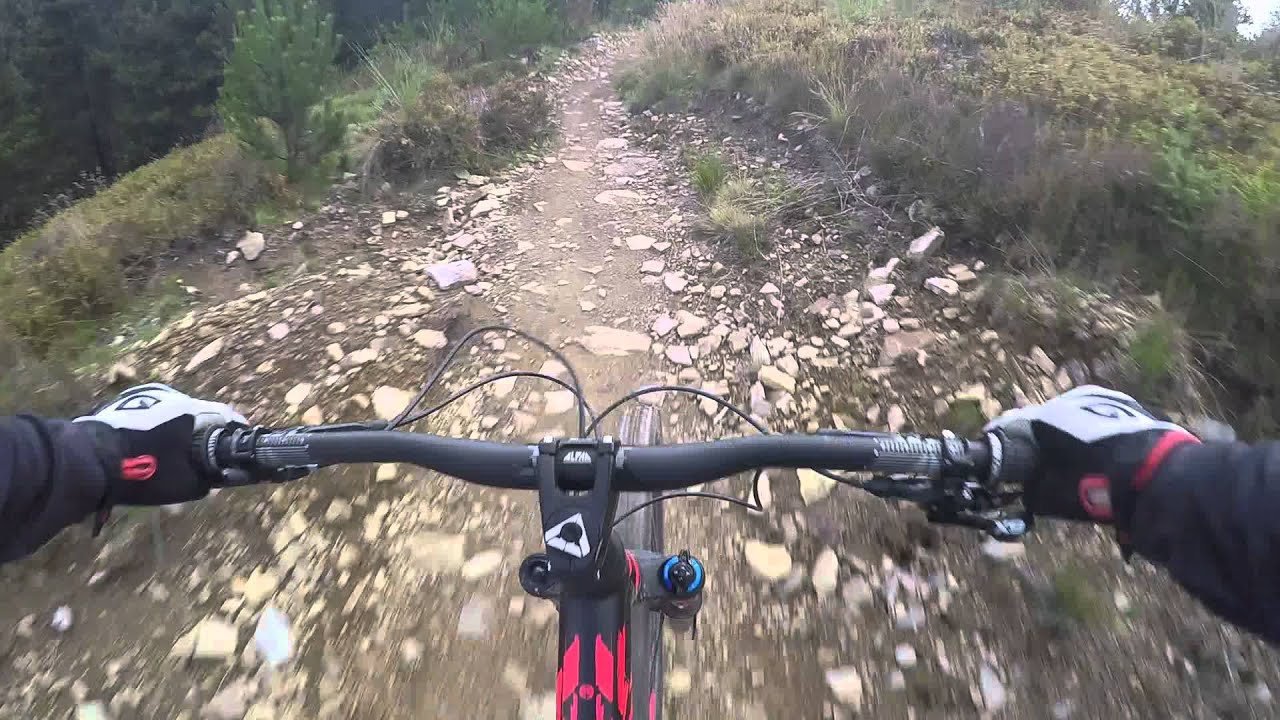 Whites level black run afan mtb