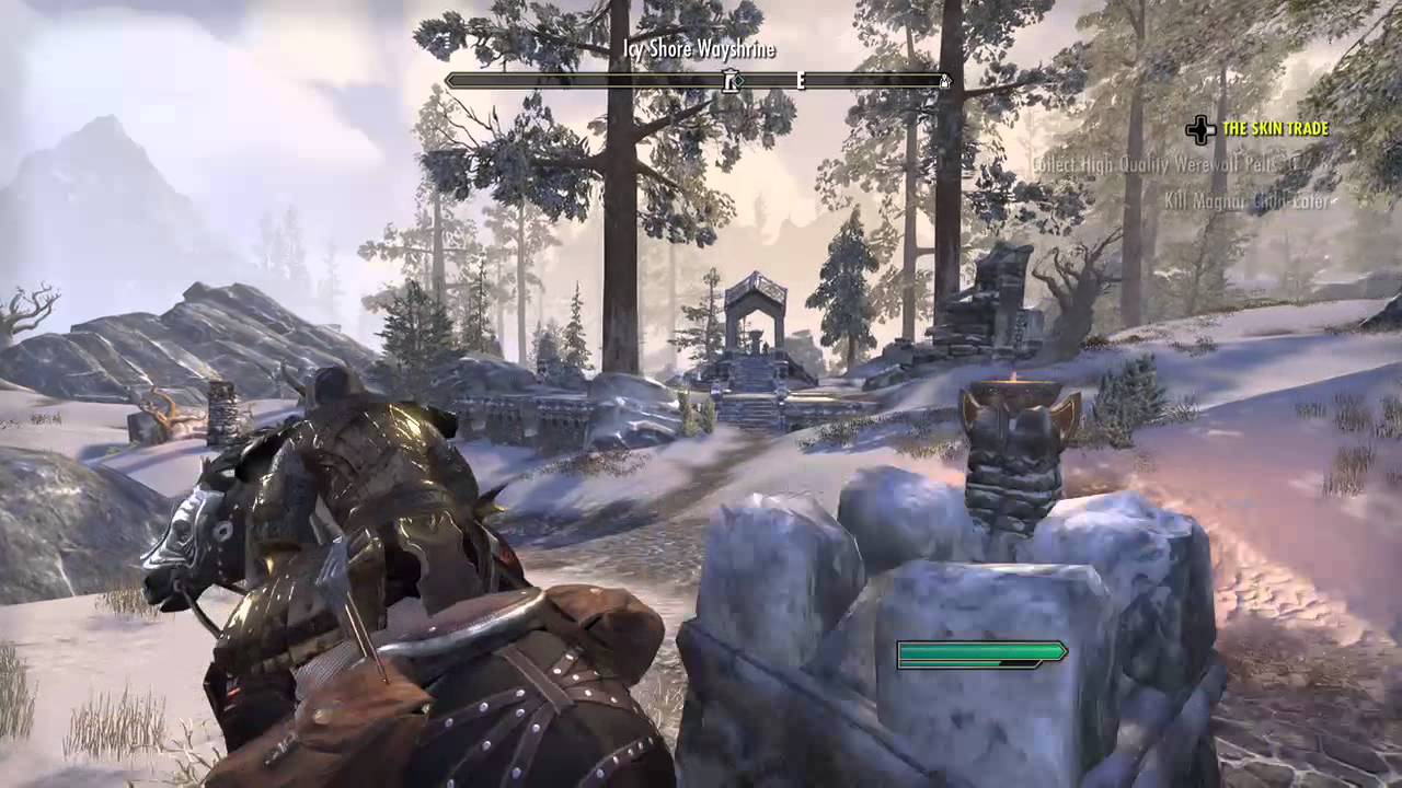 The Elder Scrolls Online exploring Wrothgar a bit.