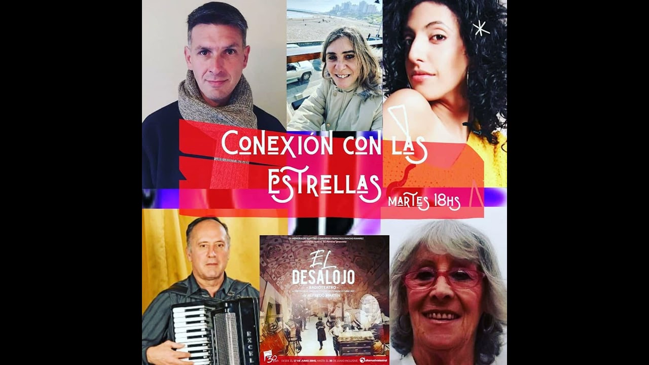 Conexión con las Estrellas Hoy: Radioteatro El Desalojo y Carlos Ambro. 22 de junio de 2021