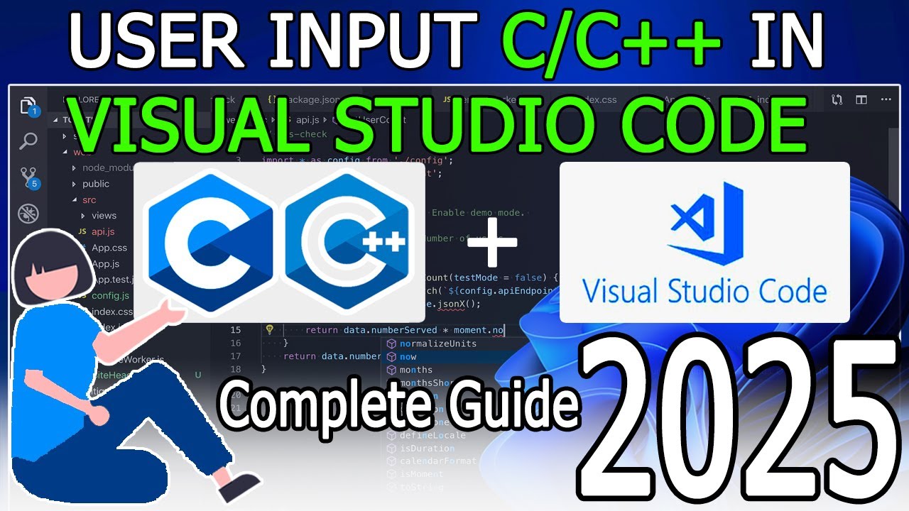 How to Take User Input in C and C++ on Visual Studio Code on Windows 10/11 [ 2025 Update ]