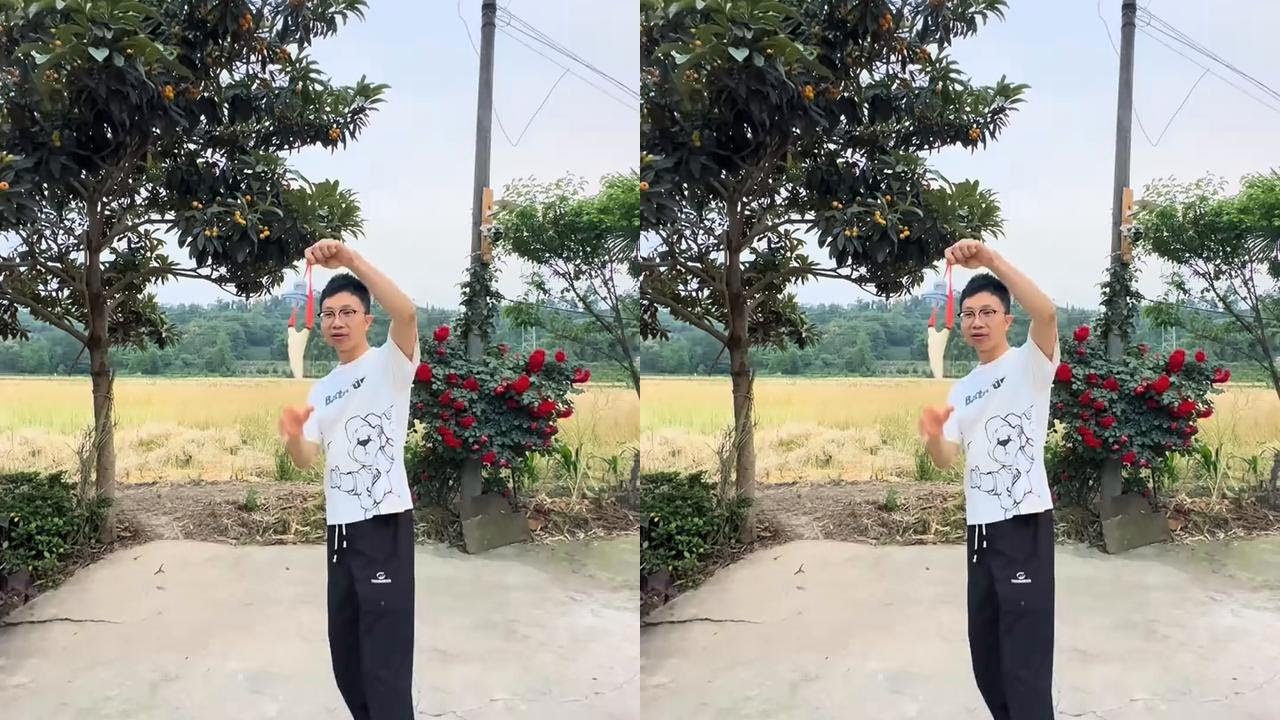 香蕉摘枇杷你试过没有？#弹弓 #解压 #户外运动 #随拍