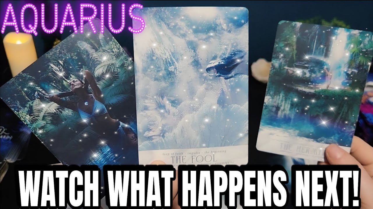 AQUARIUS JUST LOOK WHAT'S COMING IN! NO MORE SETTLING FOR LESS...YOU DON'T HAVE TO! 😲✨️🌈
