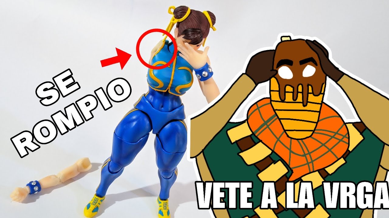Se rompió mi nueva figura de chun li 😿