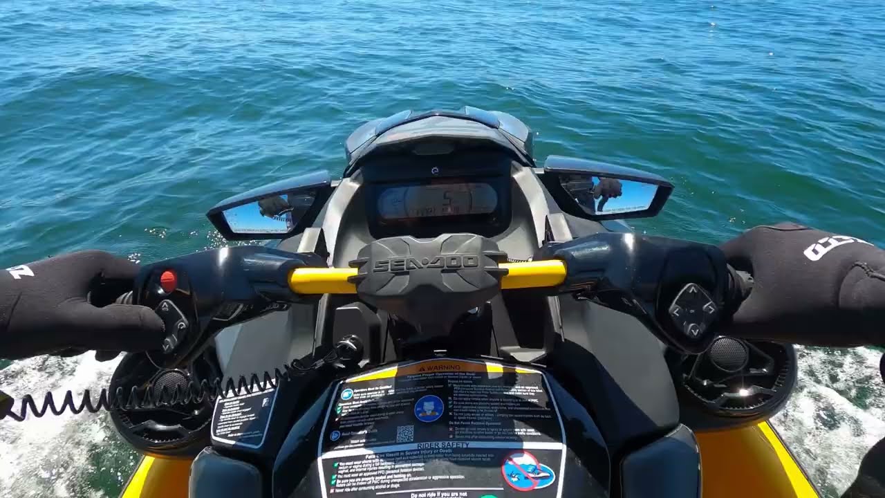 RXPX300's, San Diego Bay  North island - Sport Mode! Jetski wheelie!