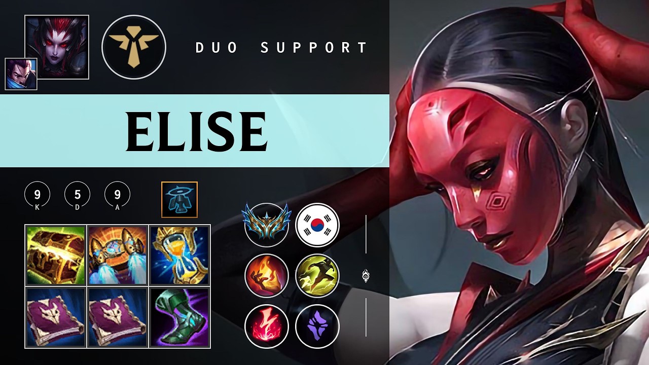 Elise Support vs Leona - KR Challenger Patch 26.06