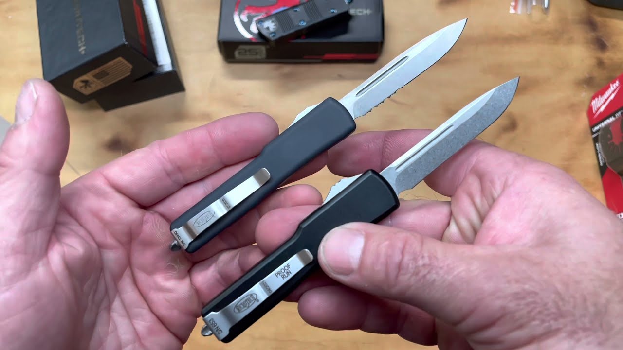 Обзор Microtech UTX-70 OTF — сравнение оригинала и подделки (как распознать клон?)