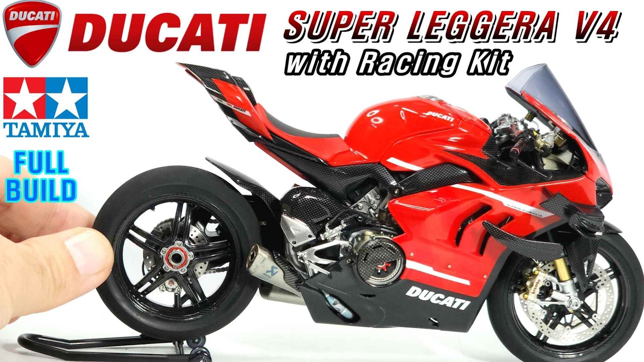 [TAMIYA] 1/12 DUCATI SUPER LEGGERA V4R with Racing Kit FULL BUILD