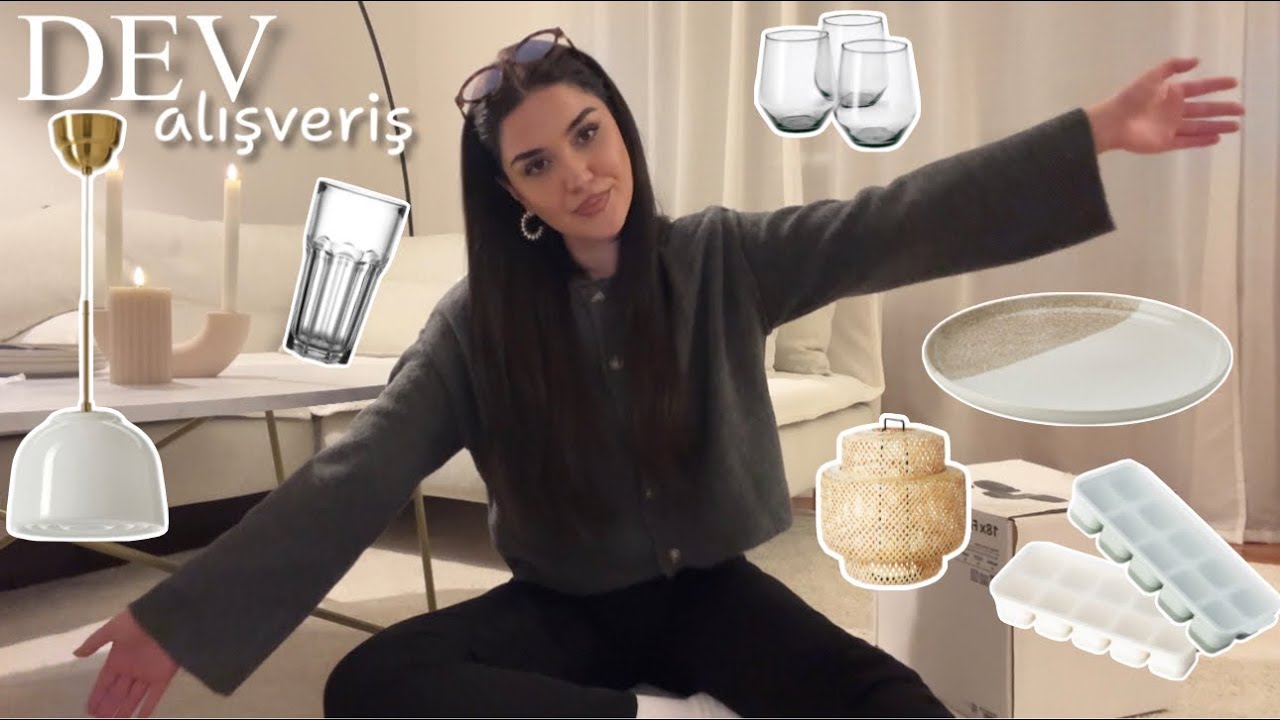 DEV ALIŞVERİŞ VLOG I neler aldım neler, ikea ev alışveriş, ikea haul