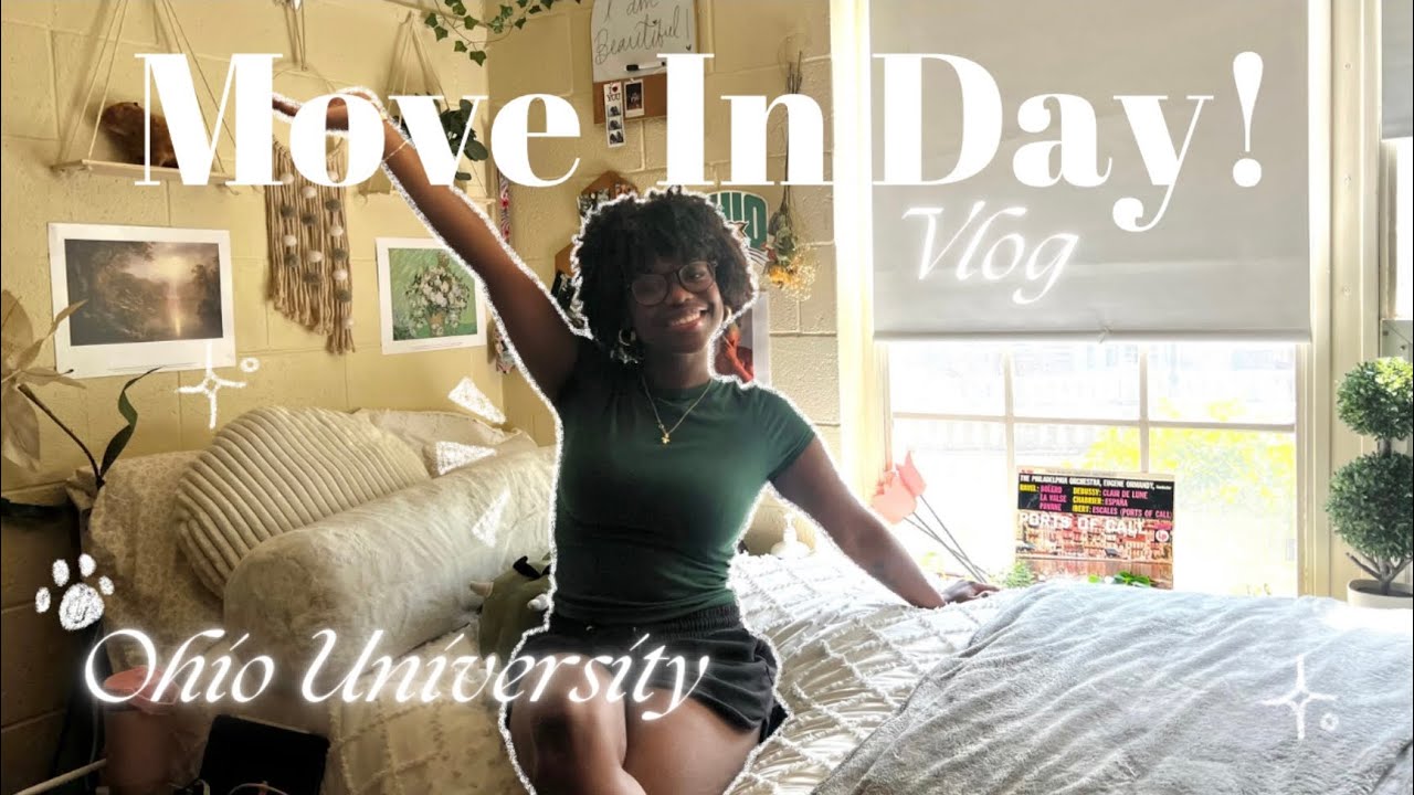 MY COLLEGE MOVE-IN (Ohio University) 🤍🐾 | Vlog