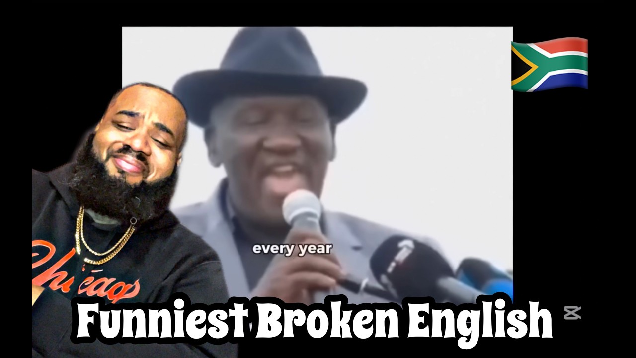 AMERICAN REACTS to Mzansi vs English | FUNNIEST Broken English Moments in SOUTH AFRICA