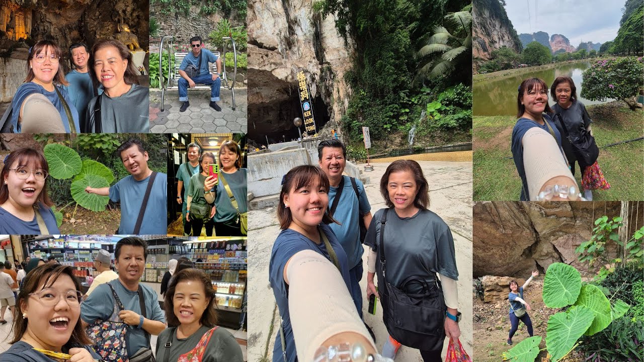 Ipoh Day 2 Vlog | Kek Look Tong Cave Temple 極樂洞, AEON Kinta City shopping mall