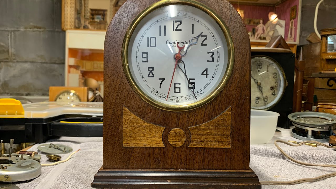 Repair and Restoration of a Continental Electric Clock c. 1930’s