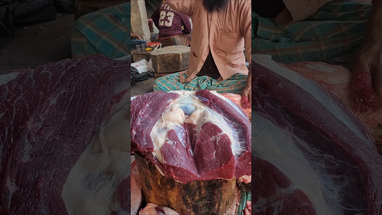 Oxy Cow Round🥩Meat Cutting Video #meatbd #reels #shorts #meat #food #foryou