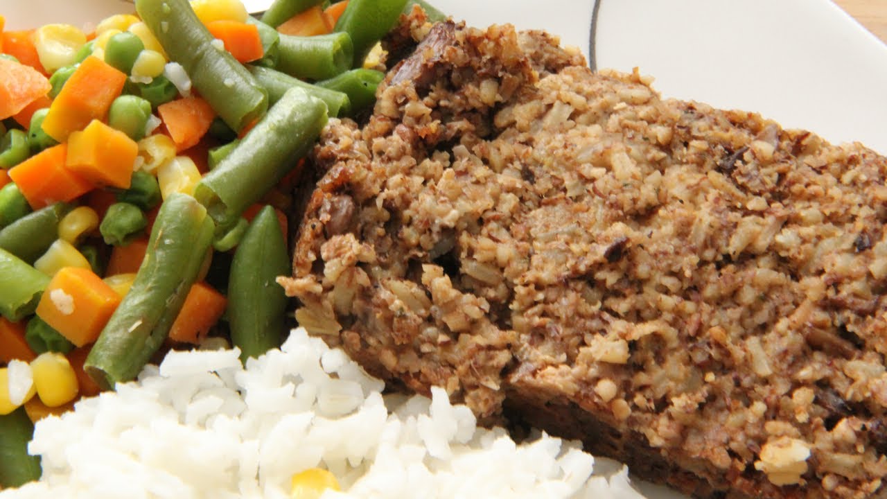 Vegan Basic Meat Loaf Recipe - Mushroom Nut Loaf - Day 6 Southern Queen of Vegan Project