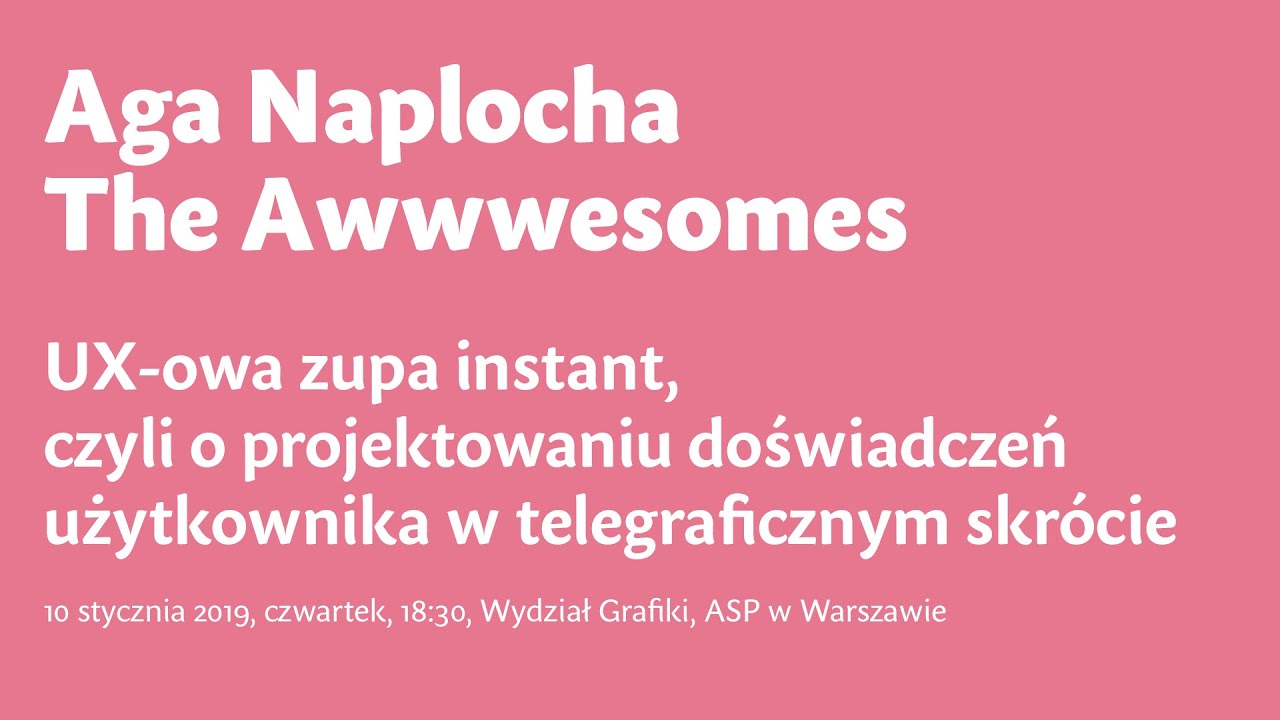 UX-owa zupa instant, czyli o projektowaniu doświadczeń użytkownika w telegraficznym skrócie.
