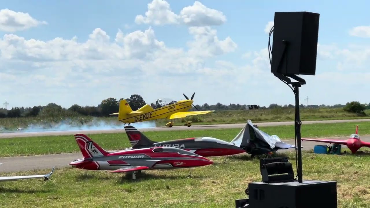 Sascha Odermann Akaflieg München on Mü-30 Schlacro at Horizon Airmeet 2024 Donauwörth Genderkingen