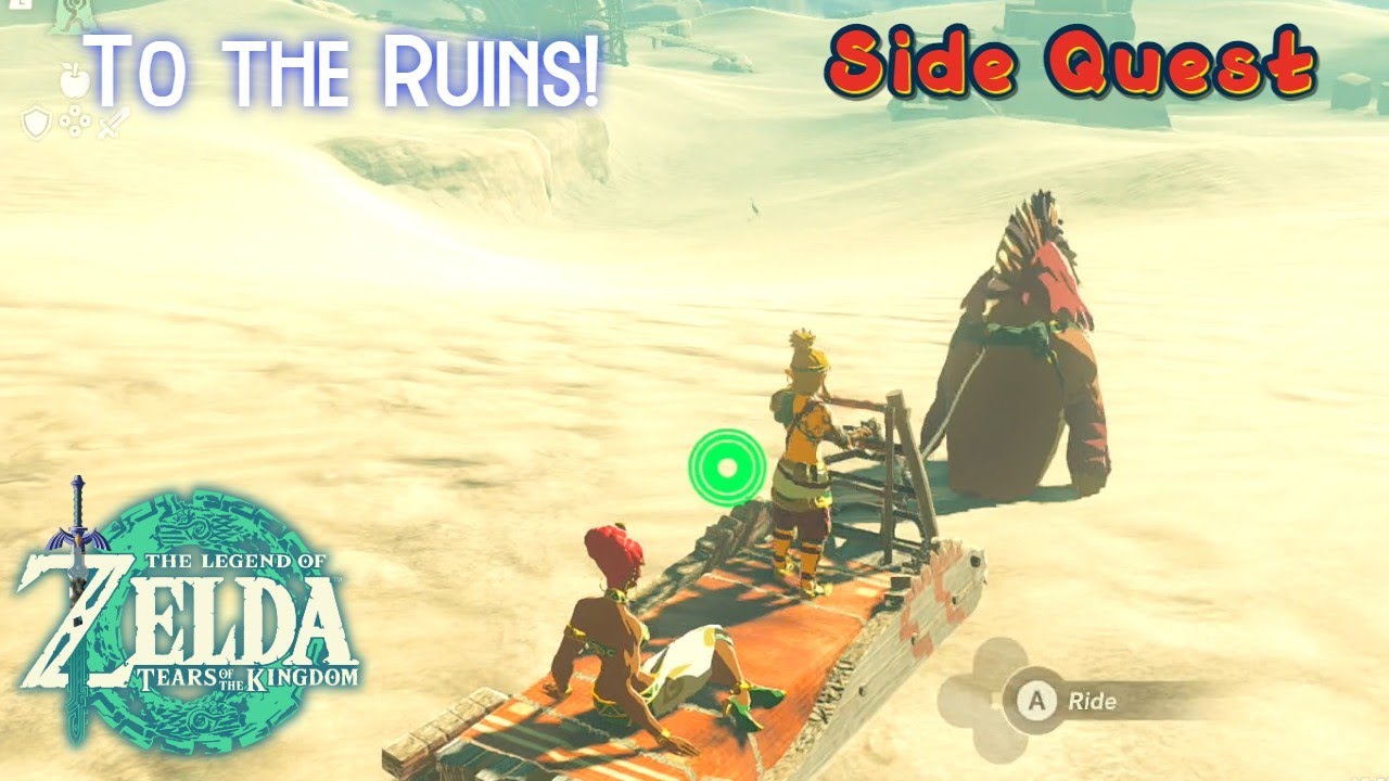 To the Ruins! - Side Quest Walkthrough  |  The Legend of Zelda: Tears of the Kingdom