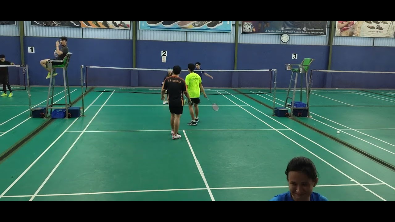 MABAR BADMINTON SENIN [MATCH] Dondy/Shinta VS Lintang/Zhilan
