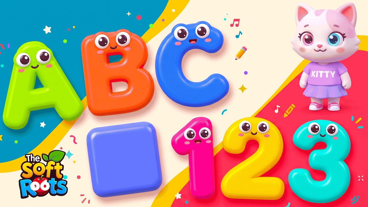 Preschool Learning activities for 3 year olds at home | Learn ABC Phonics Shapes Numbers Colors 🌈