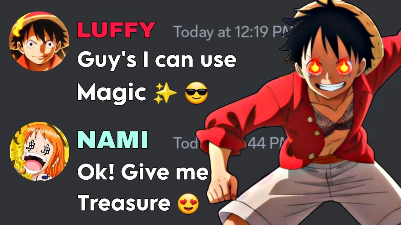 Luffy become Magician | One Piece discord server