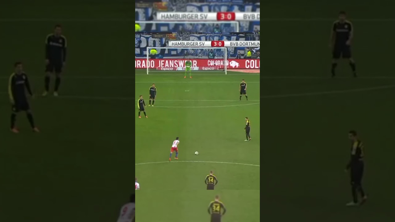 Amazing free kick by Hakan Calhanoglu! |Hamburg vs Dortmund