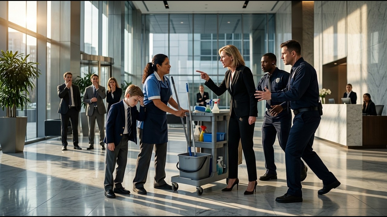 Billionaire CEO Fired the Janitor for Touching Her Son… But the MRI Scan Revealed a Shocking Truth