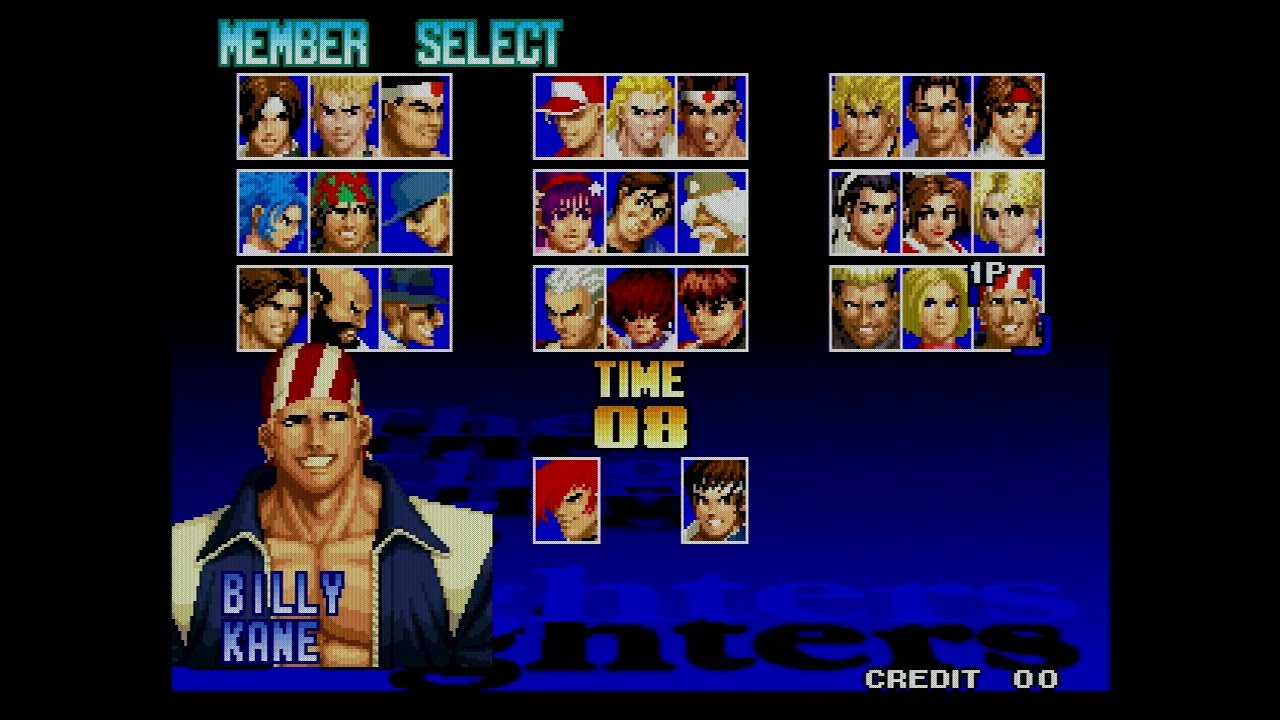 King of Fighter 97 King, Blue Mary und Sheremy Neo Geo MVS Gameplay