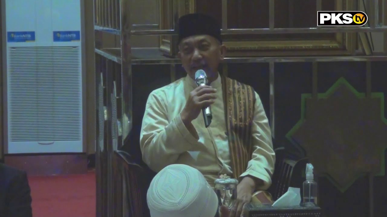 Kuliah Subuh Presiden PKS di Masjid Islamic Center, Lombok, Nusa Tenggara Barat