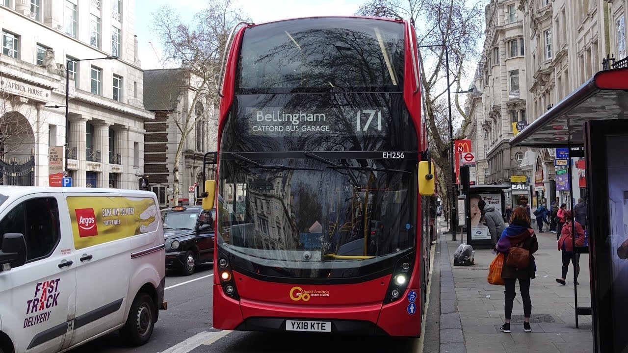 London Buses - Route 171 - Bellingham, Catford Bus Garage to Holborn