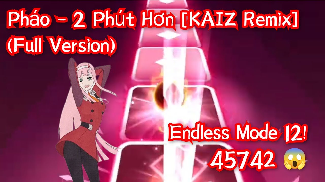 Pháo - 2 Phút Hơn [KAIZ Remix] (Full Version) | Endless Mode 12 | Tiles Hop | Record: 45742