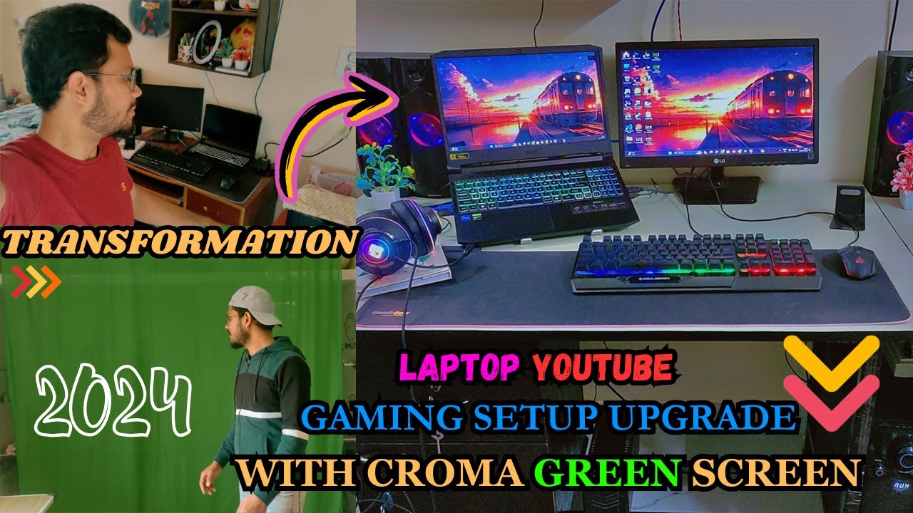 Ultimate Gaming Laptop Setup 2024 | Laptop Upgrade For Youtube and Gaming Setup Transformation 2024!