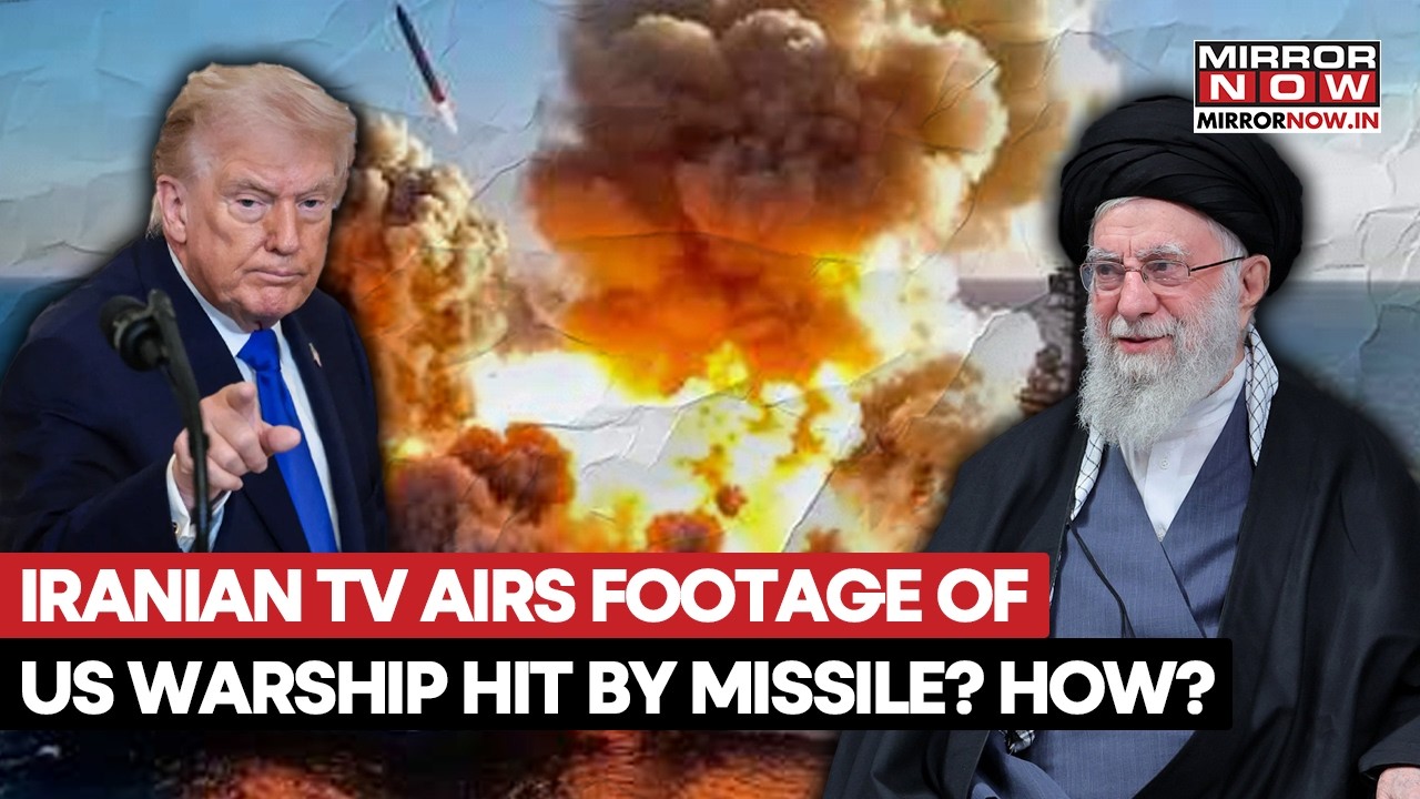 Iranian State TV Airs Footage Of USS Gerald R Ford Being Tanked By Missiles? Shocking Video