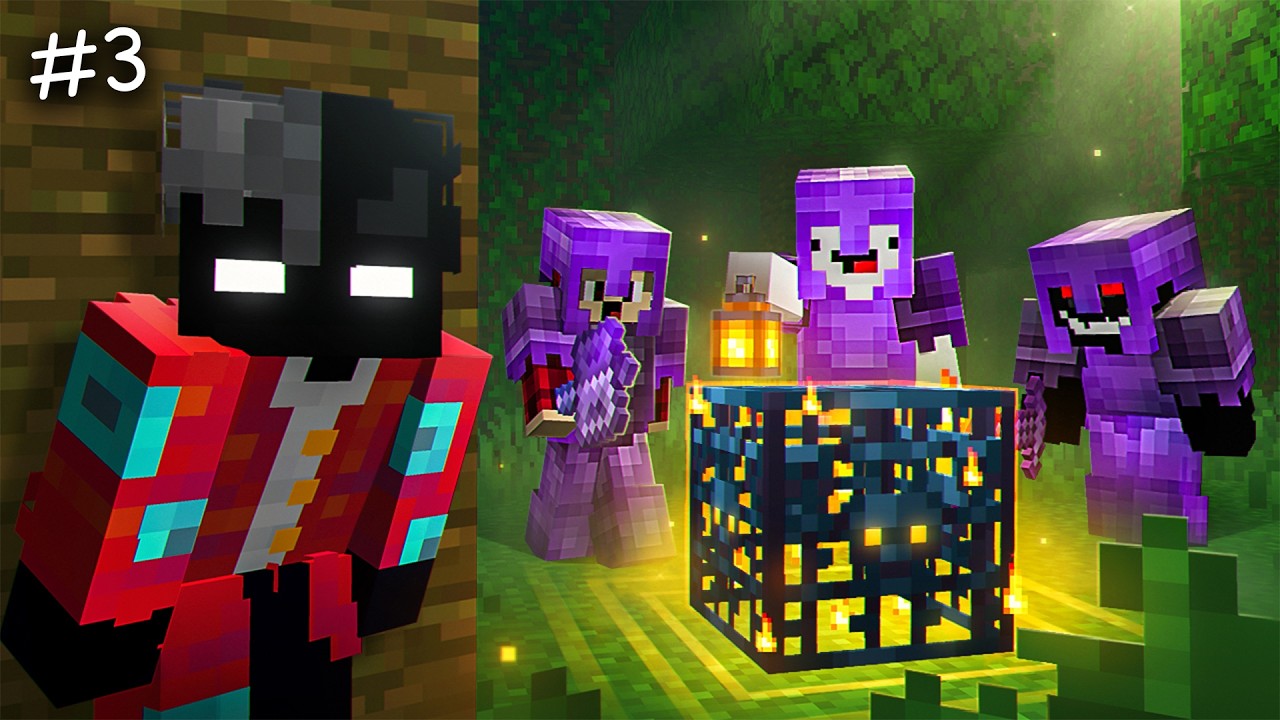 Hunting for the GOLDEN Spawner on a Minecraft server