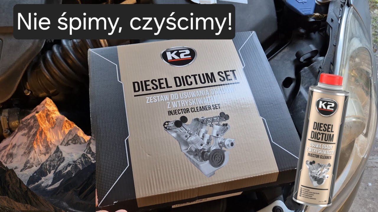 Czyścimy wtryskiwacze z K2 diesel dictum set