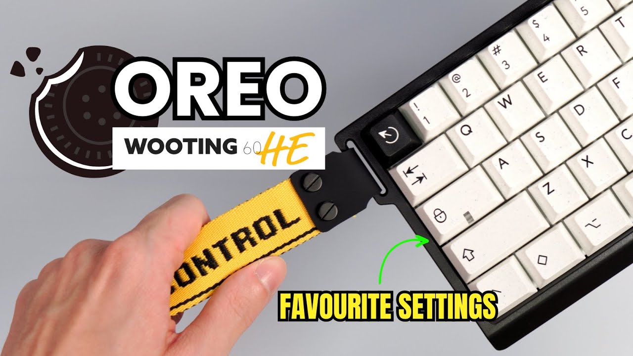 My Wooting 60HE looks DELICIOUS! - New Keycaps + FAVORITE SETTINGS