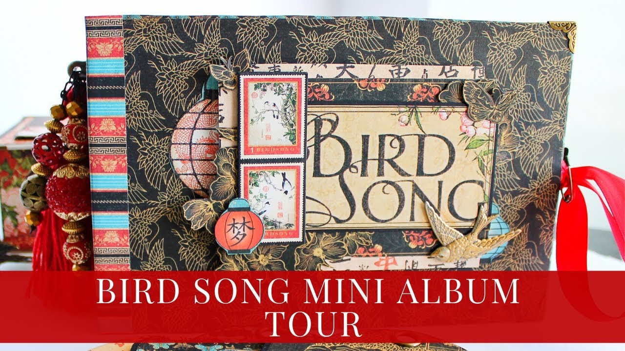 Bird Song Mini Album By Glenys Vidal for Graphic 45
