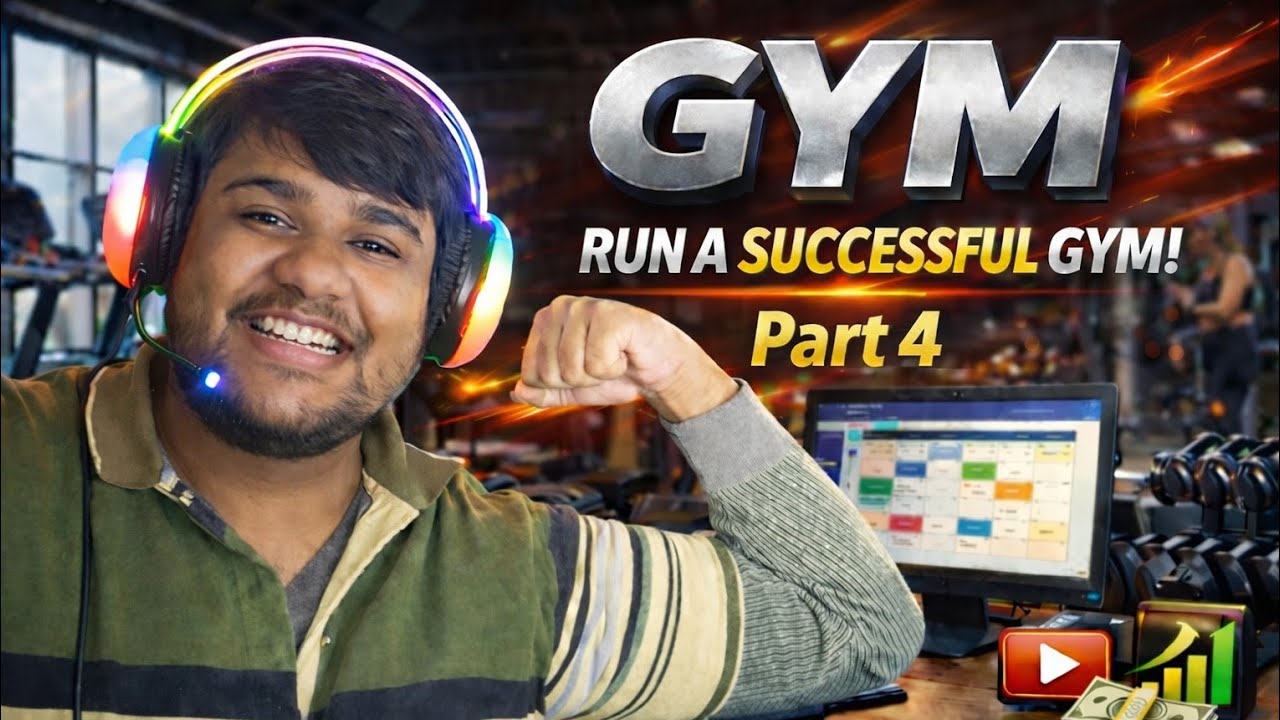 I Sold Water Bottles 💪 | Gym Manager Gameplay | Part 4