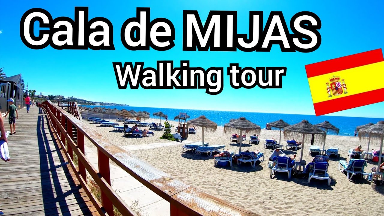 ⁴ᴷ CALA de MIJAS walking tour, Malaga, Costa del Sol, Andalusia, Spain 🇪🇸 4K