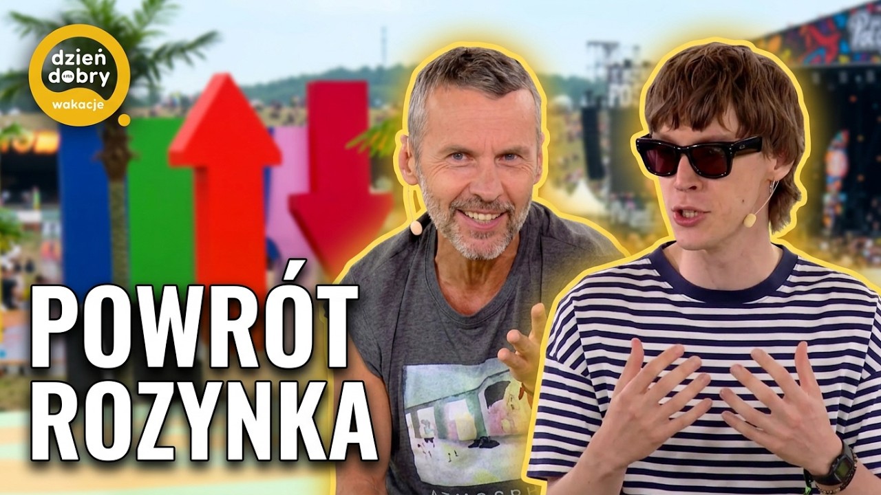 Rozynek wraca na scenę razem z synem. 