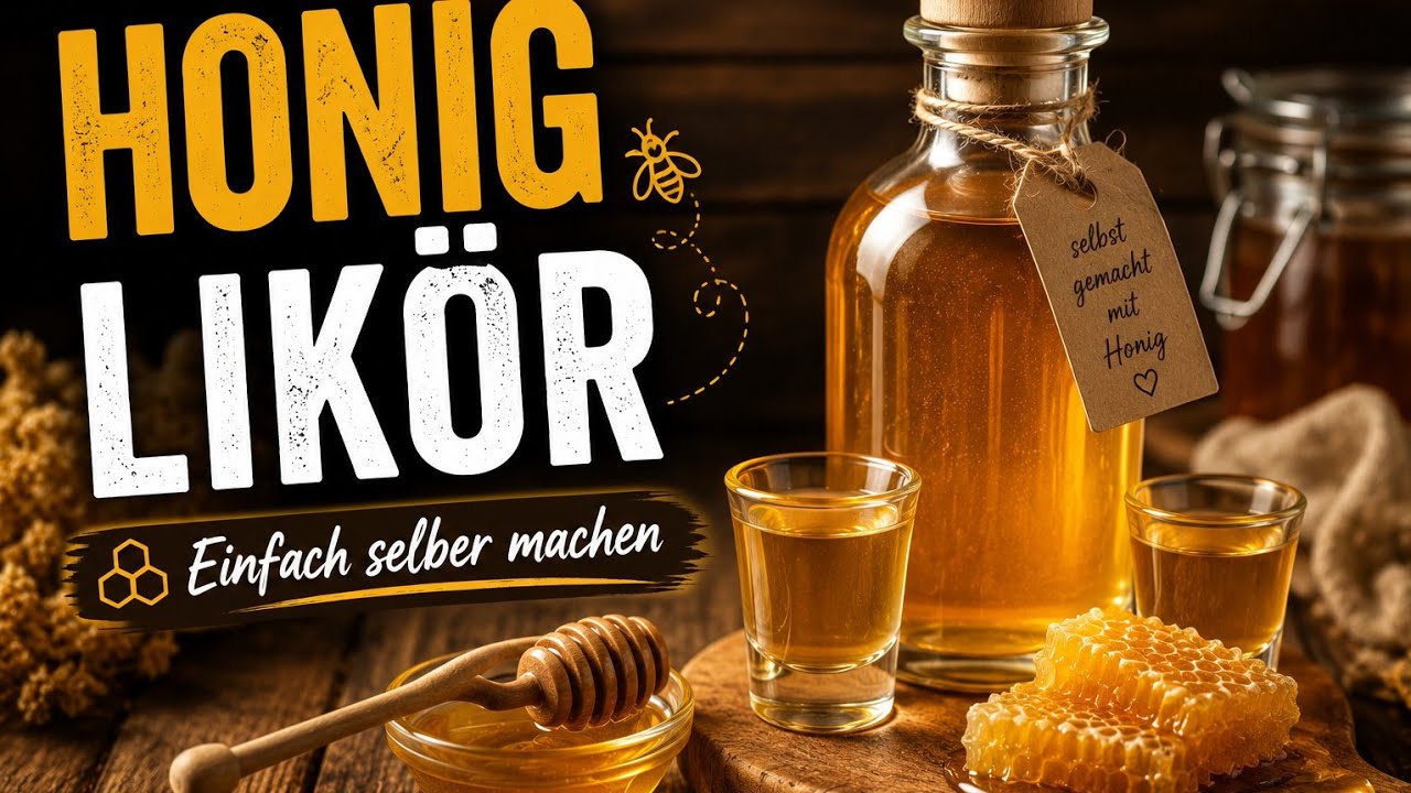 Honiglik&ouml;r selber machen 🍯 | Der beste Honiglik&ouml;r, den du je probiert hast!