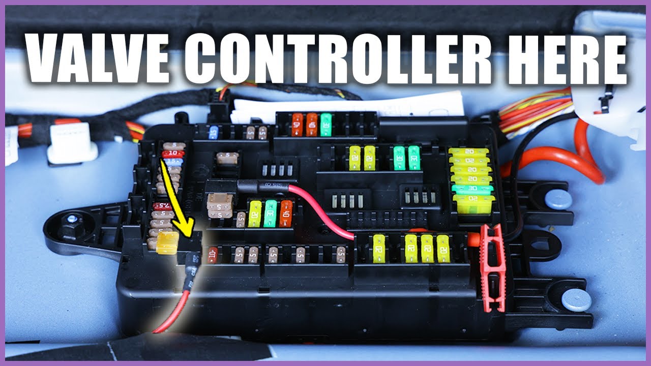 Подключение контроллера клапана Valvetronic (предохранитель и HomeLink)