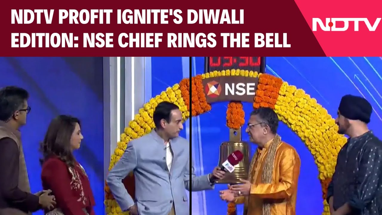 NDTV Profit Ignite: NSE Chief Ashish Kumar Chauhan Rings The Bell With Rahul Kanwal