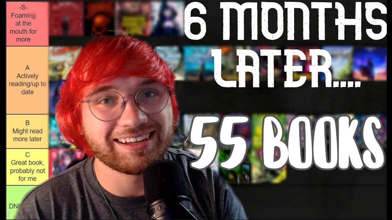 What I Read in 6 Months -Tier List